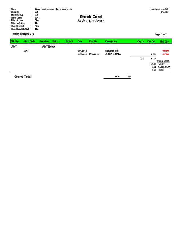 Stock Card Qty Multi UOM 3